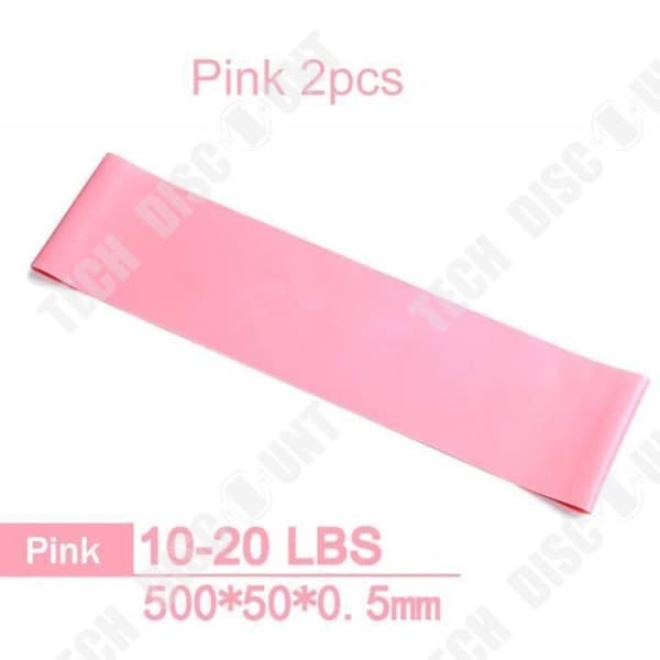 TD® Fitness Accessoarer - Bodybuilding, Pilates Resistance Band Sets Dragrep Hängrem - Typ 60cm rosa 2st