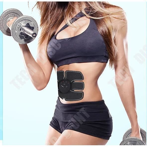 TD® Magmuskeltränare Bantningsträningsstimulator Fitnessmaskin Magmuskelvävnadsträning WHITE