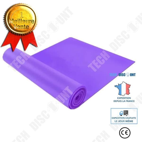 TD® Elastic Yoga Pilates Stretch Resistance 1,5 m lång träning Fitness Band Bälte yogatillbehör 1025