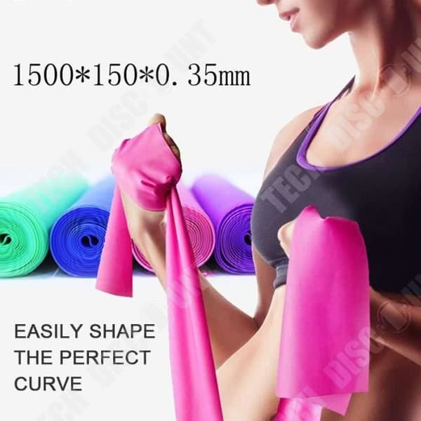 TD® Fitness Accessories - Styrketräning, Fitness Träningsmotståndsband Elastiskt gummi yogaband - Typ
