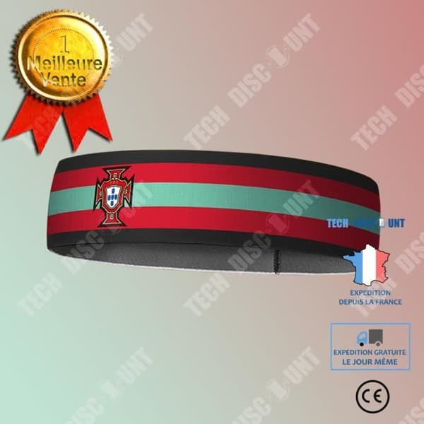 TD® Portugal Sport Pannband Fitness Löpmode Tillbehör Europacupen Cheers Periferiutrustning C Ronaldo Portugal Team Nation