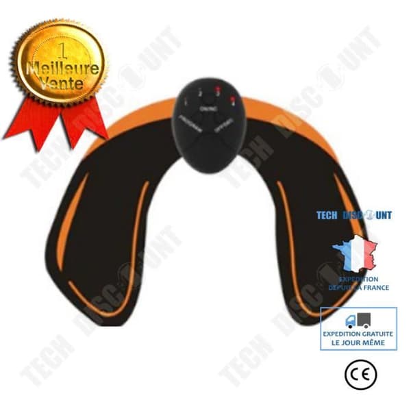 TD® Magmuskeltränare Bantningsträningsstimulator Fitness Enhance Höftmuskler Färg: Orange