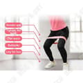 Miniatyrbild 3 av 4: TD® Fitness Accessories - Bodybuilding, Nytt Silikon Yoga Fitness Bälte med Stretch Band - Typ pink25