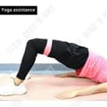 Miniatyrbild 2 av 4: TD® Fitness Accessories - Bodybuilding, Nytt Silikon Yoga Fitness Bälte med Stretch Band - Typ pink25