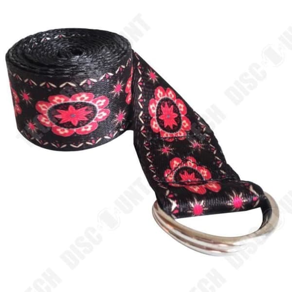 TD® 1st slitstarkt stretchband Bekväm dragrem för yogasport hemmaträning - röd