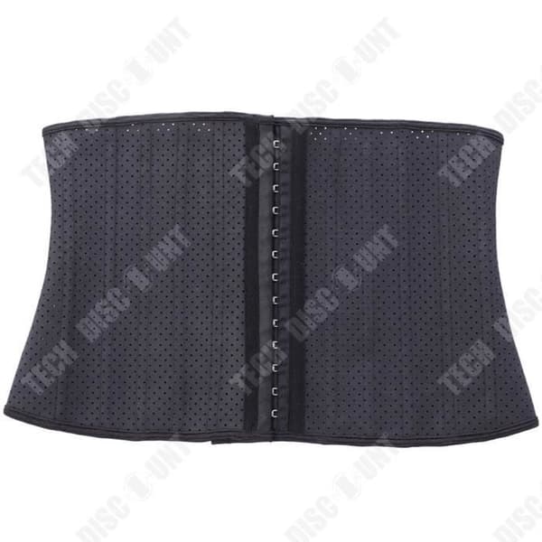 TD® Bukbälte 25 cm 25 Stålben Andas Mesh Body Shaper Fitness Shapewear Sport Gummibälte