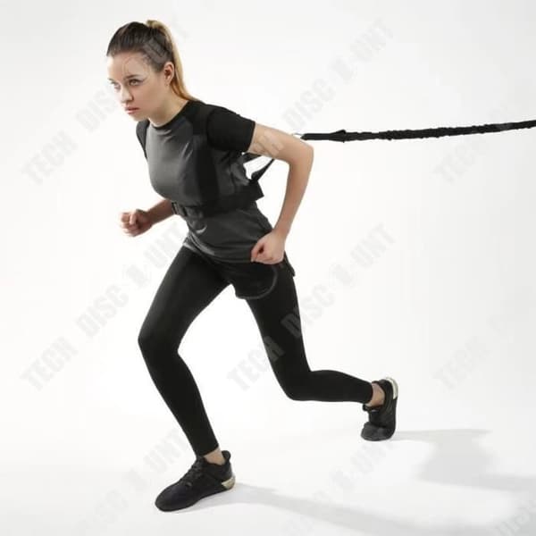 TD® Dubbelt sportmotståndsrep bodybuilding multifunktions bärbar träningsutrustning dragrep 30LB (lbs)