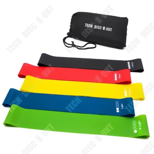 TD® High Elastic Ring Latex Resistance Band för Yoga Fitness Squat - TEKNISK RABATT