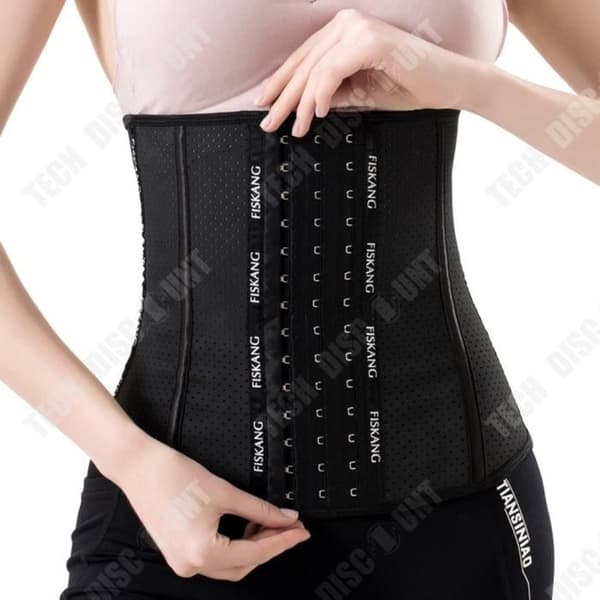 TD® 30cm9 stålbälte bälte sommarsport tunn midja och mage fitnessbälte andas latex shapewear