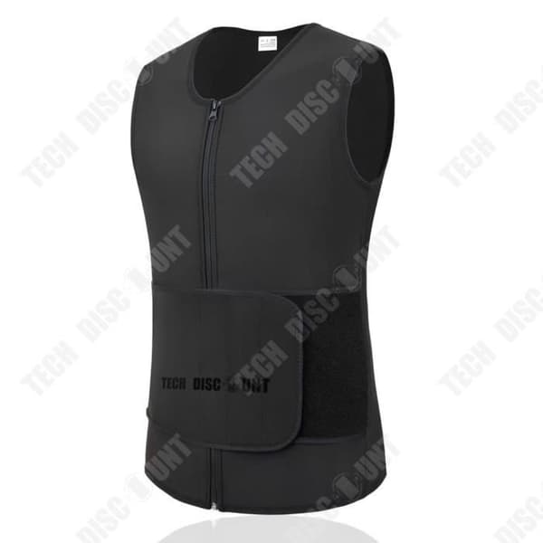 TD® Herr Neopren Body Shaping Bälte Sweatwear Fitness Löpning Sport Yoga Kläder Svett Bantning Midjeväst Storlek L