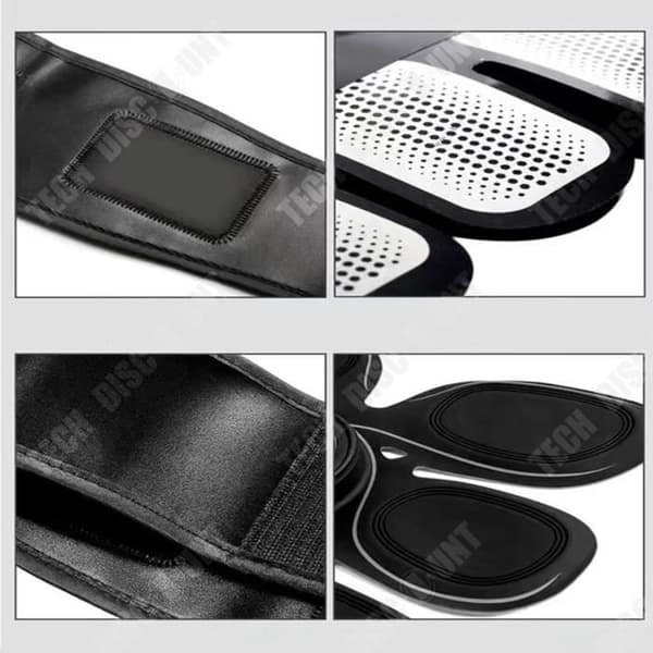 TD® Vibrerande ledande silikon bantningsbälte fettmaskin sportmassageapparat lazy ems massagebälte