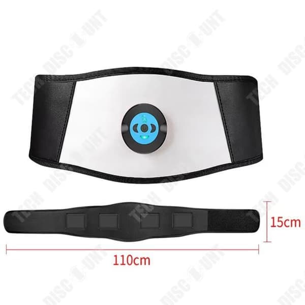 TD® Vibrerande ledande silikon bantningsbälte fettmaskin sportmassageapparat lazy ems massagebälte