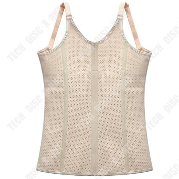 TD® Body Sculpting Kläder Fettförbränningssele 9 Stålben Naturgummi Mage Midjestöd Andas Mesh Sportpassform