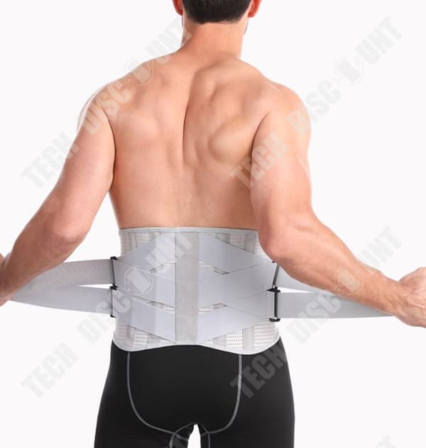 TD® Andningsbar ortopedisk stödjande midjebälte fitness midja S