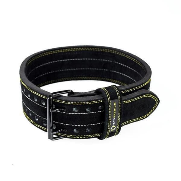 Kraftbälte - HMS - PA3558 Premium - Svart - Unisex - För styrketräning