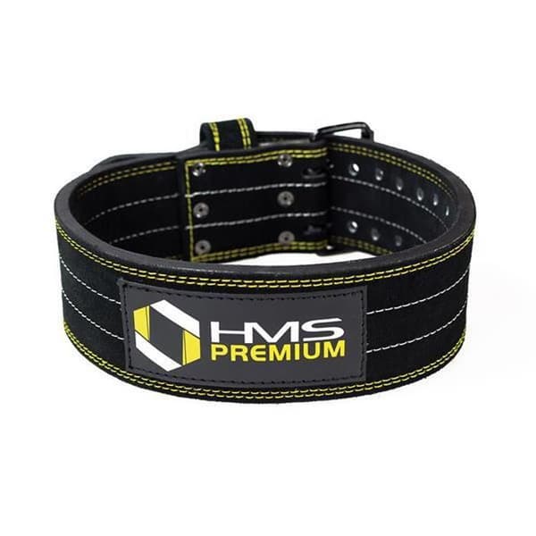 Kraftbälte - HMS - PA3558 Premium - Tredubbelt läder - Optimal komfort - Unisex