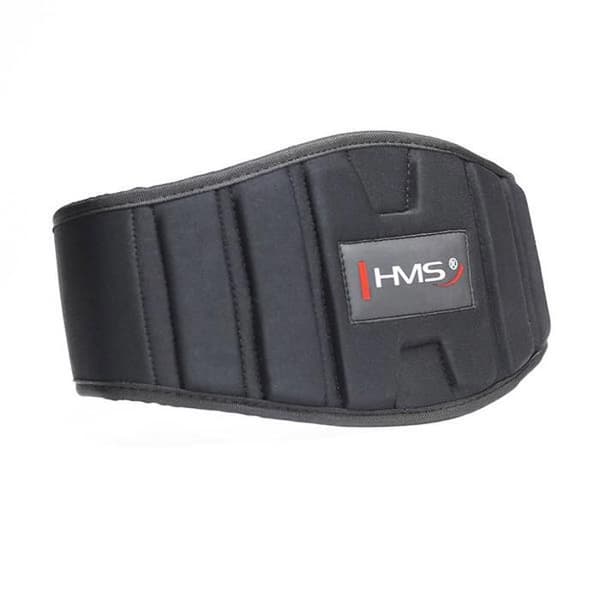 Träningsbälte - HMS - PA3448 - Svart - Justerbart - 18 cm bred ländryggen