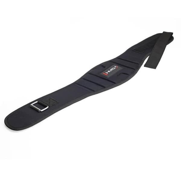 Träningsbälte - HMS - PA3448 - Svart - Justerbart - 18 cm bred ländryggen