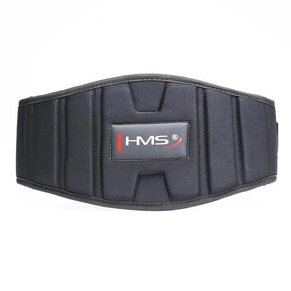 Träningsbälte - HMS - PA3448 - Svart - Justerbart - 18 cm bred ländryggen