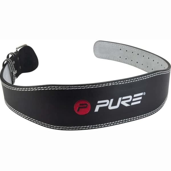 Lyftbälte - PURE 2 IMPROVE - M - Svart - Syntetläder - Mocka - Skum