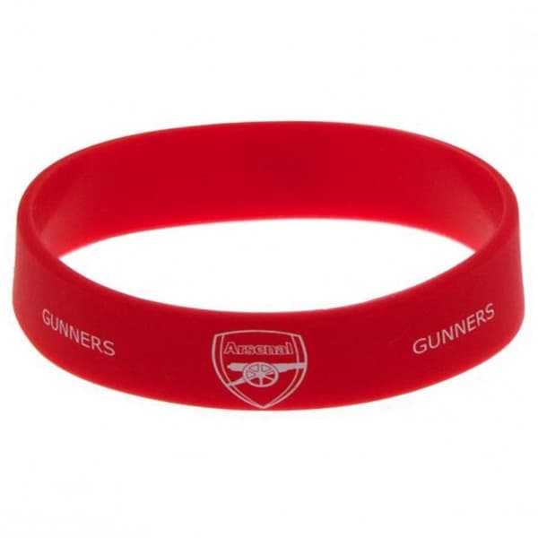 Arsenal FC Official Silicone Wristband Red One Size