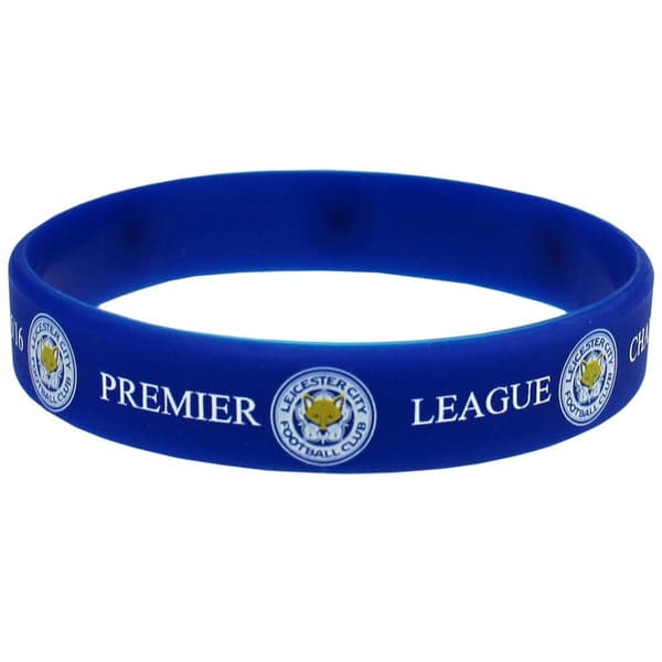 Leicester City FC Official Champions Silicone Wristband