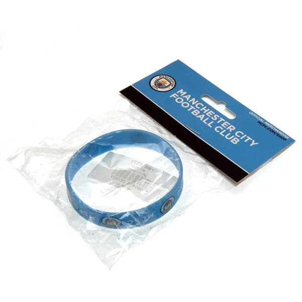 Manchester City FC Officiell fotbollsilikonarmband