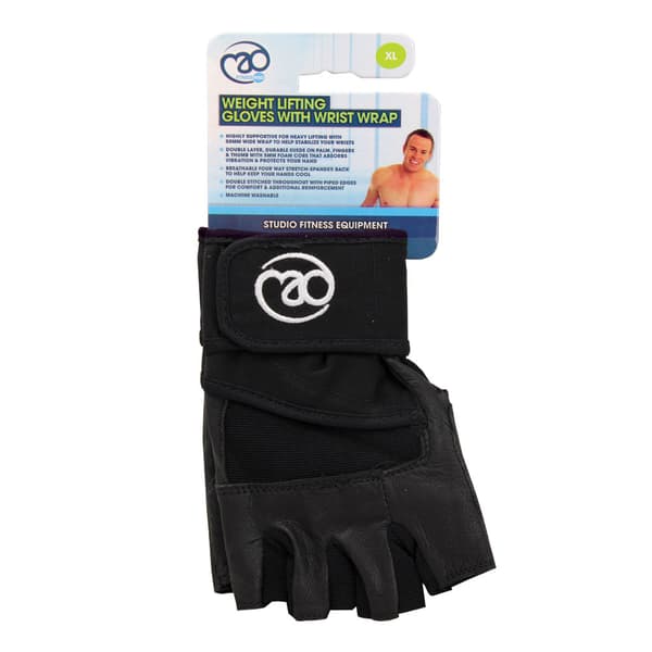 Fitness Mad Unisex Adult Leather Weightlifting Gloves