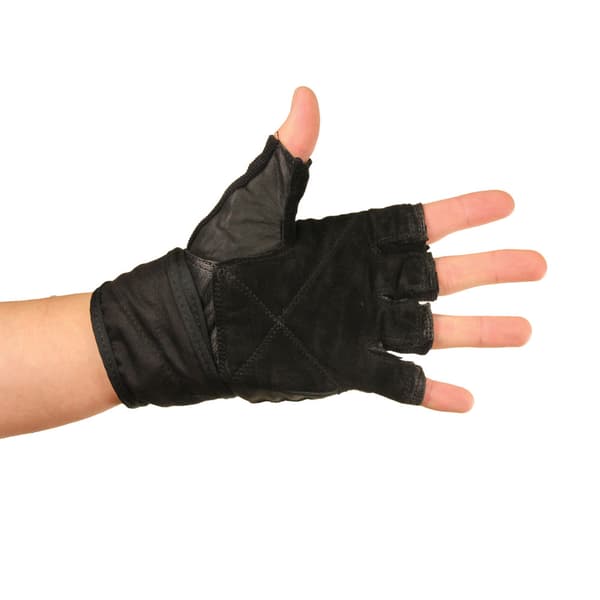 Fitness Mad Unisex Adult Leather Weightlifting Gloves