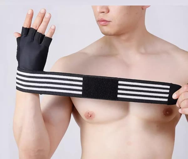 Anti-slip handsker til fitness træning gym vægtløftning stribede