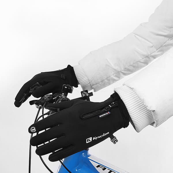 Sporthandskar med touch M - Svart