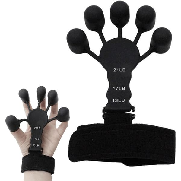 Justerbar Handtränare - Öka styrkan i hand / handled Svart