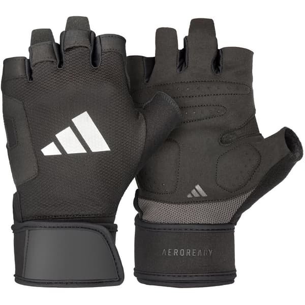 Adidas Strength -harjoitteluhanskat mustat