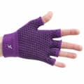 Miniatyrbild 2 av 4: Prosourcefit - ps-2623-yg-lila - Prosource Grippy yogahandskar, halkfria vantarmönster i flera färger