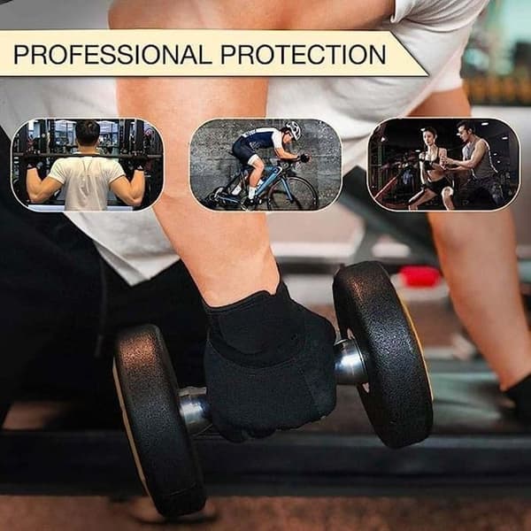 Kroppsbyggande handskar, fitnesshandskar för män och kvinnor, för träning, gym, cykling, gymnastik, tyngdlyftning