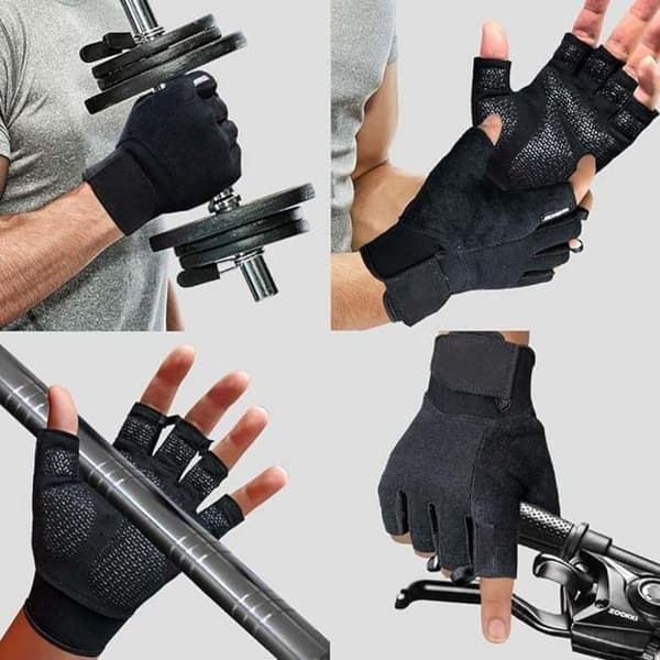 Kroppsbyggande handskar, fitnesshandskar för män och kvinnor, för träning, gym, cykling, gymnastik, tyngdlyftning