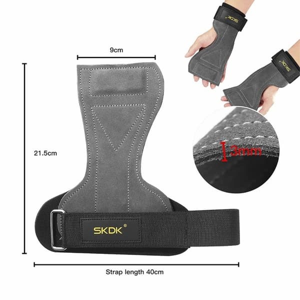 SKDK Tyngdlyftning Gym Handgrepp Sport Ventilerade träningshandskar Handledsstöd