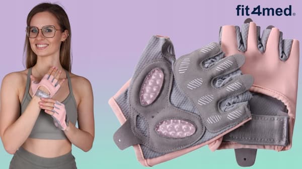 Unisex läder fitness sport fingerlösa gym cykelhandskar