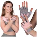 Miniatyrbild 5 av 11: Unisex läder fitness sport fingerlösa gym cykelhandskar