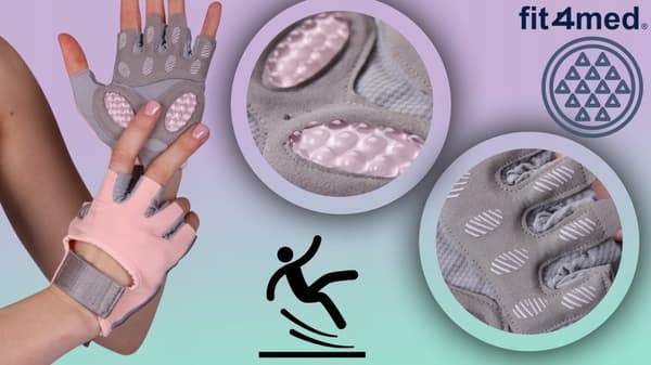 Unisex läder fitness sport fingerlösa gym cykelhandskar