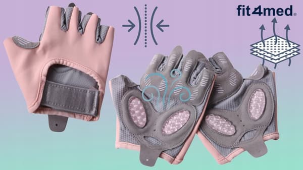 Unisex läder fitness sport fingerlösa gym cykelhandskar