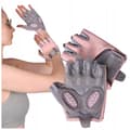 Miniatyrbild 1 av 11: Unisex läder fitness sport fingerlösa gym cykelhandskar