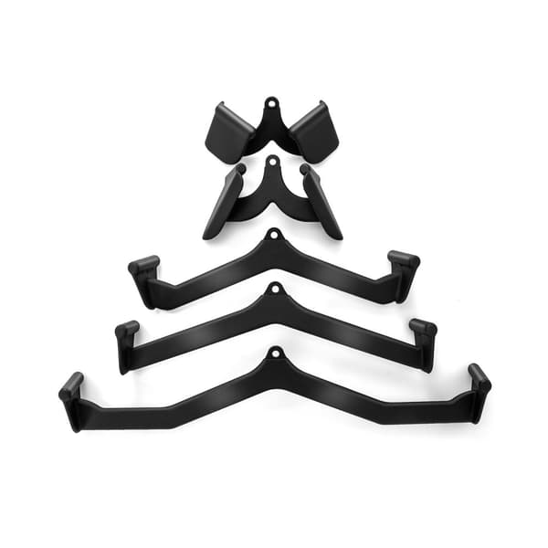Gym Attachment Set, 12 tum, Svart
