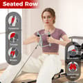 Miniatyrbild 6 av 8: Gym Attachment Set, 4-delars kabelmaskin, svart och silver