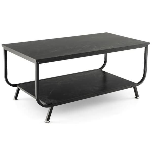 Kaffebord, 105x55x46 cm, Svart