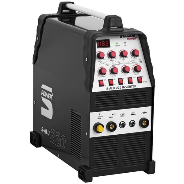 Stamos Power Aluminiumsvets - TIG AC/DC - 220 A - 230 V - Puls - 2/4-takt