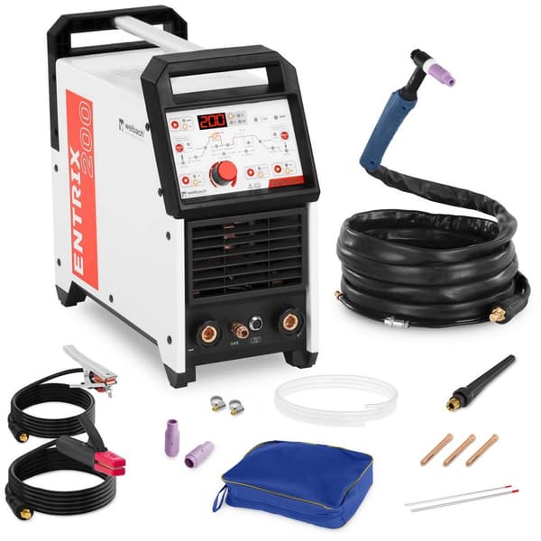 Stamos - Aluminiumsvets - TIG AC/DC - 200 A - Digital - 230 V - Puls Stamos - Aluminiumsvets - TIG AC/DC - 200 A - Digital - 230 V - Puls