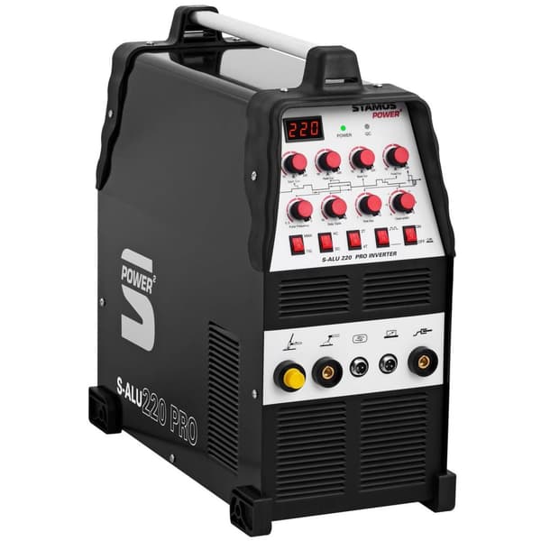 Stamos Power Kombisvets - TIG AC/DC - 220 A - 8 m kabel - Puls