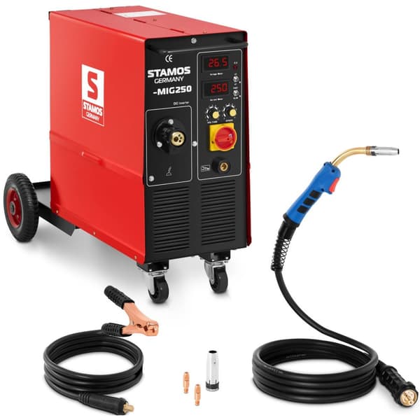 MIG-MAG-svejser - 250 A - 400 V - arbejdscyklus 60 % - inkl. vogn