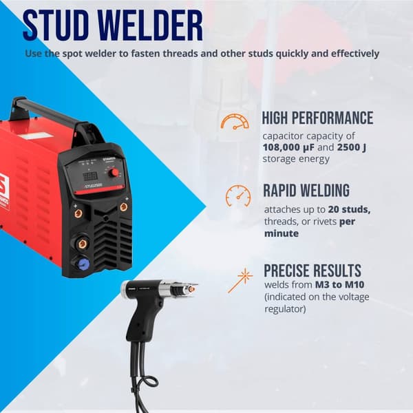 Stamos Germany Bultsvets - 2500 J 108 000 µF